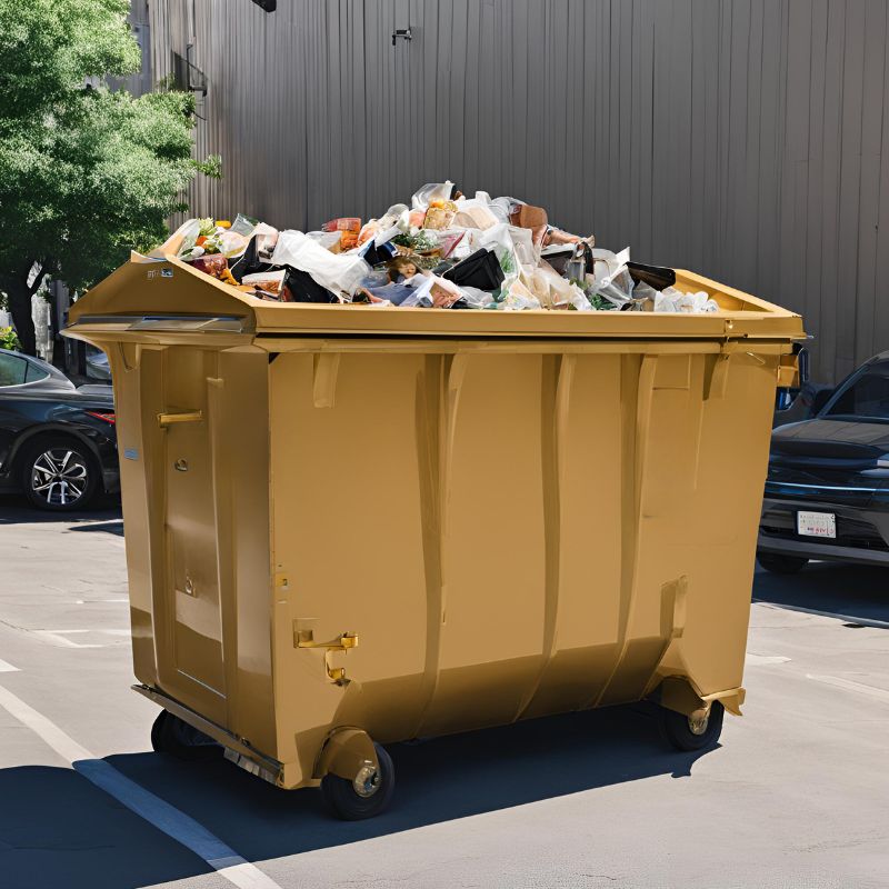 Construction roll-off dumpster rentals